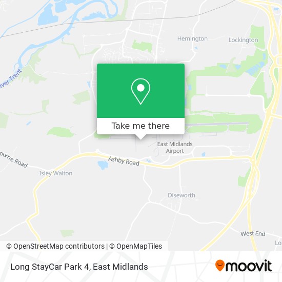 Long StayCar Park 4 map