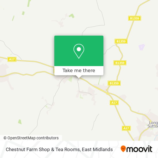 Chestnut Farm Shop & Tea Rooms map