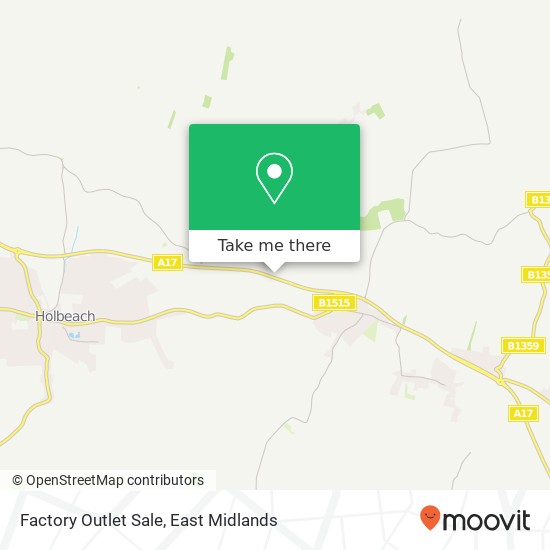 Factory Outlet Sale map