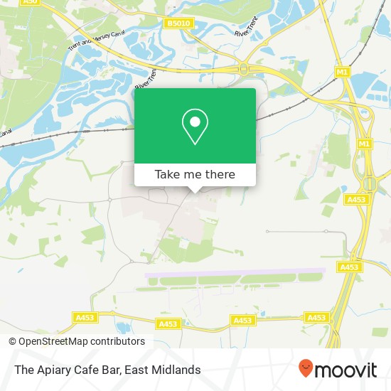 The Apiary Cafe Bar map