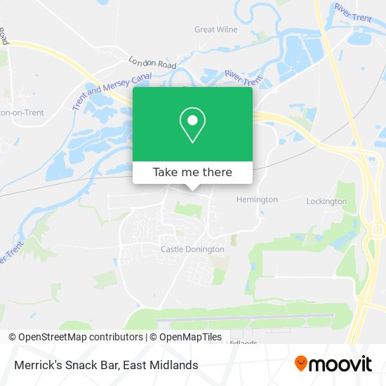 Merrick's Snack Bar map