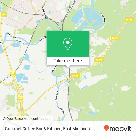 Gourmet Coffee Bar & Kitchen map