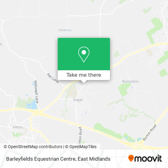 Barleyfields Equestrian Centre map