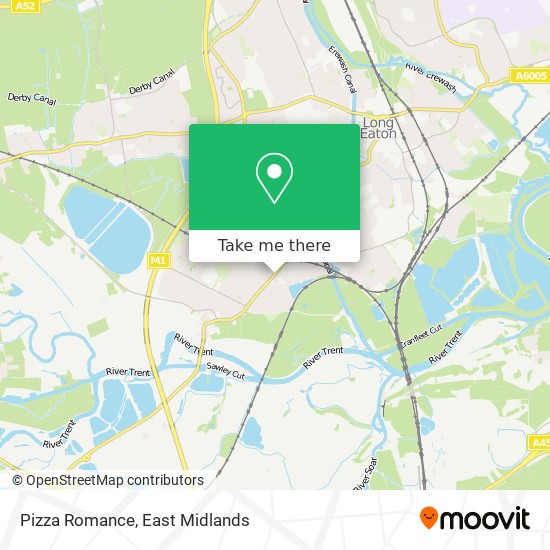 Pizza Romance map