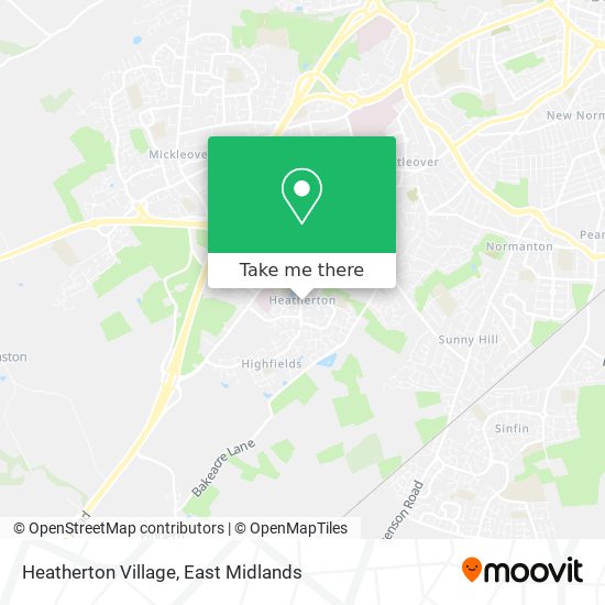 Heatherton Village map