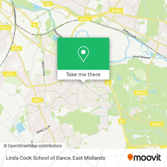 Linda Cook School of Dance map
