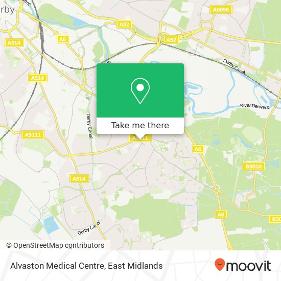 Alvaston Medical Centre map