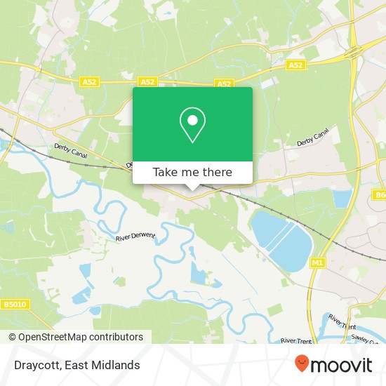 Draycott map