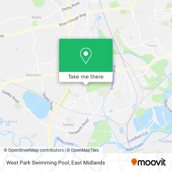 West Park Swimming Pool map