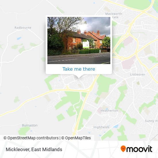 Mickleover map