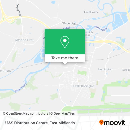 M&S Distribution Centre map
