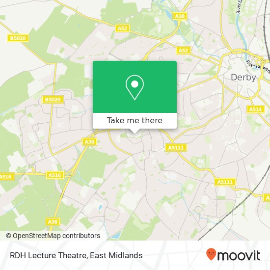 RDH Lecture Theatre map