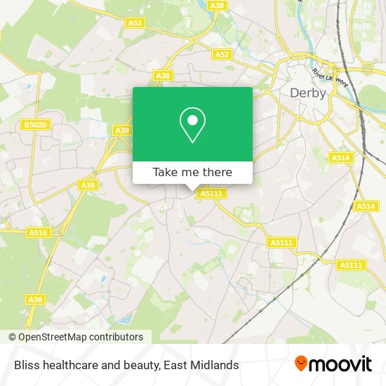 Bliss healthcare and beauty map