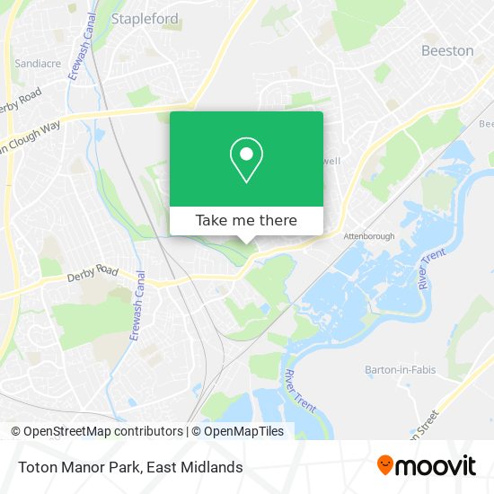 Toton Manor Park map