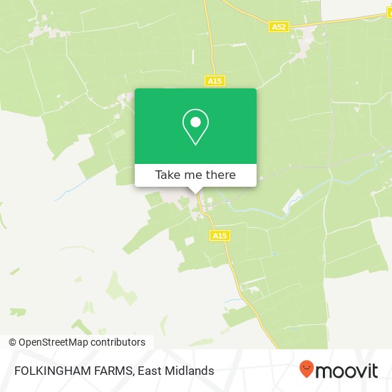 FOLKINGHAM FARMS map