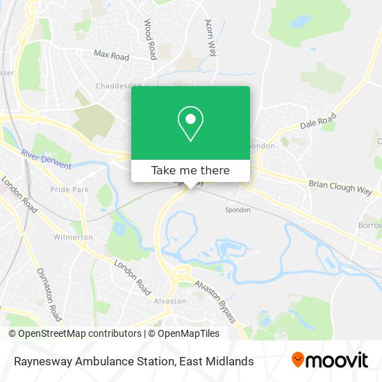 Raynesway Ambulance Station map