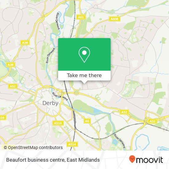 Beaufort business centre map