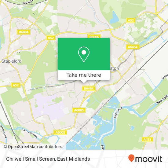 Chilwell Small Screen map