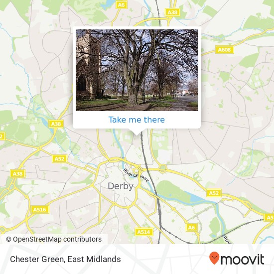Chester Green map