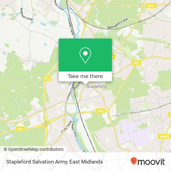 Stapleford Salvation Army map