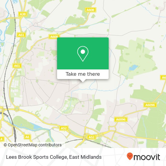 Lees Brook Sports College map