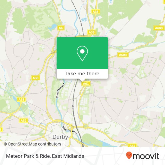 Meteor Park & Ride map