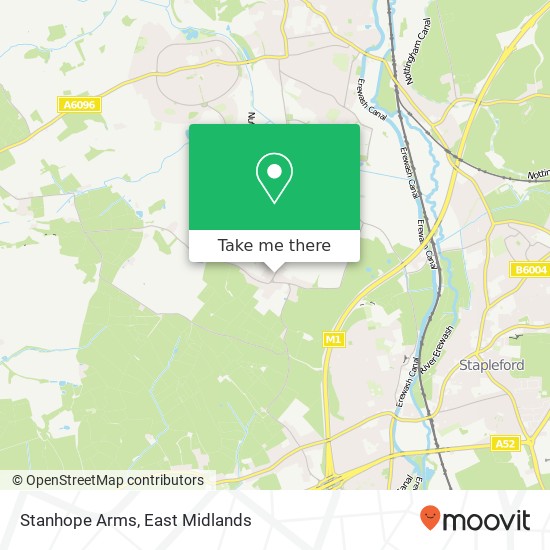 Stanhope Arms map