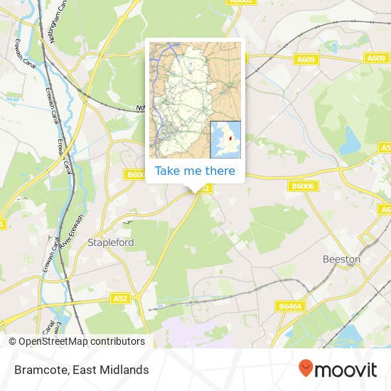 Bramcote map