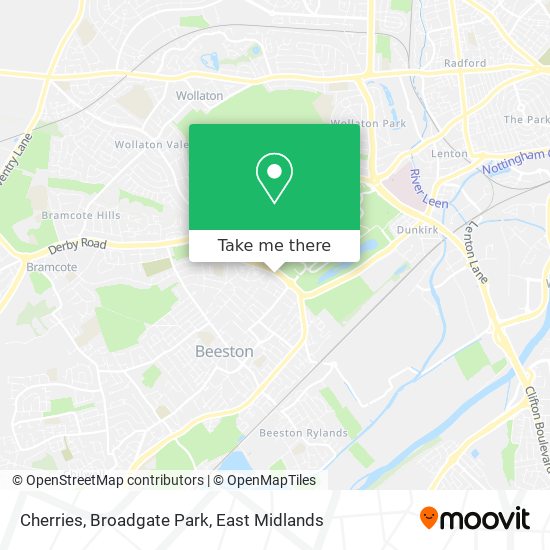 Cherries, Broadgate Park map