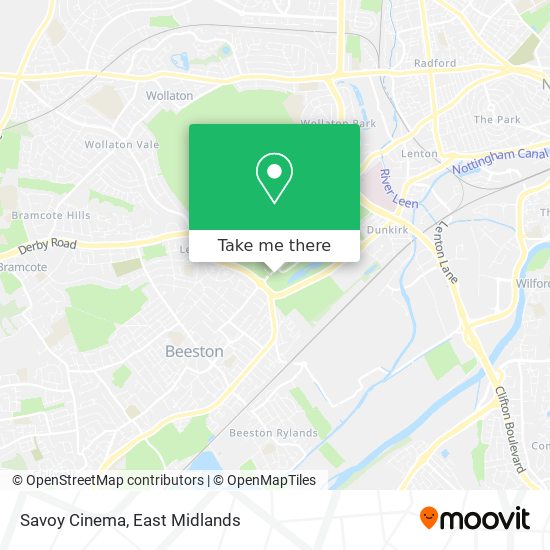 Savoy Cinema map