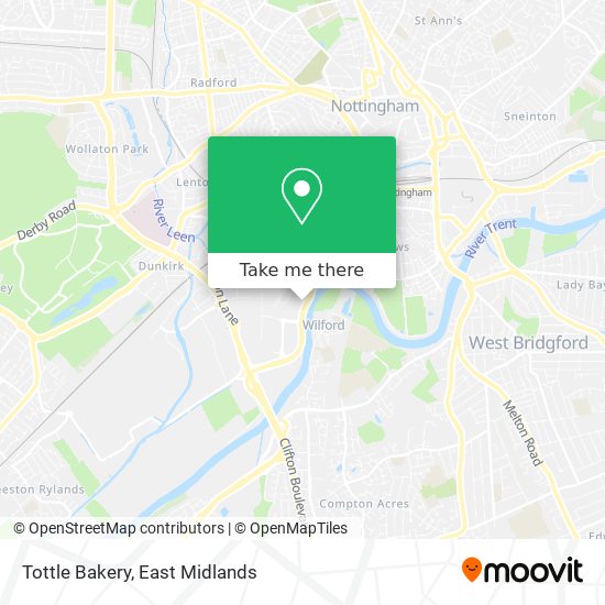 Tottle Bakery map