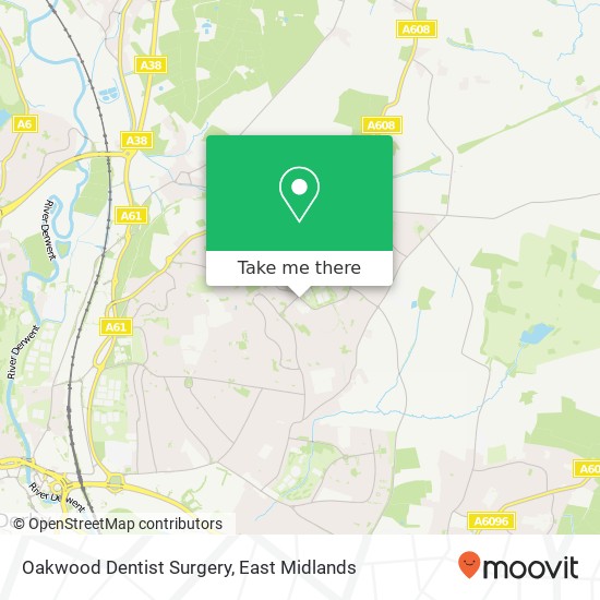 Oakwood Dentist Surgery map