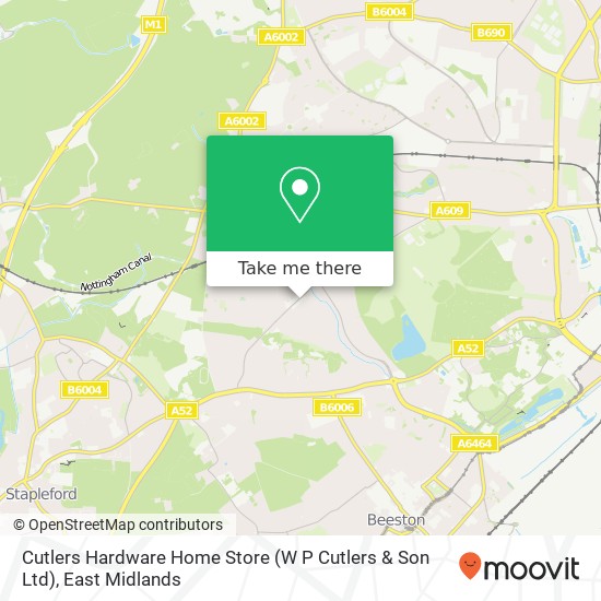Cutlers Hardware Home Store (W P Cutlers & Son Ltd) map