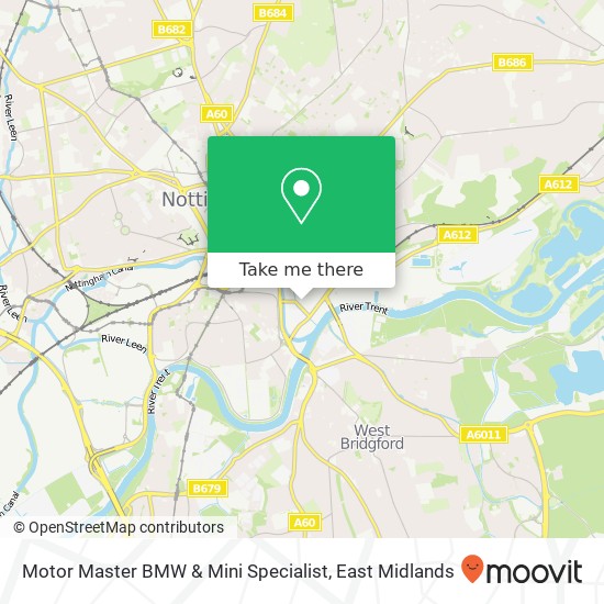 Motor Master BMW & Mini Specialist map