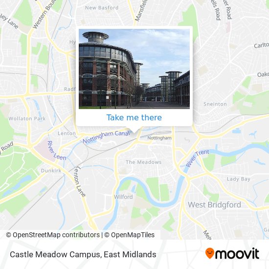 Castle Meadow Campus map