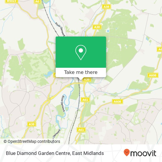 Blue Diamond Garden Centre map