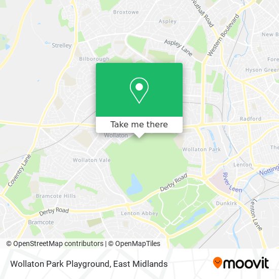 Wollaton Park Playground map