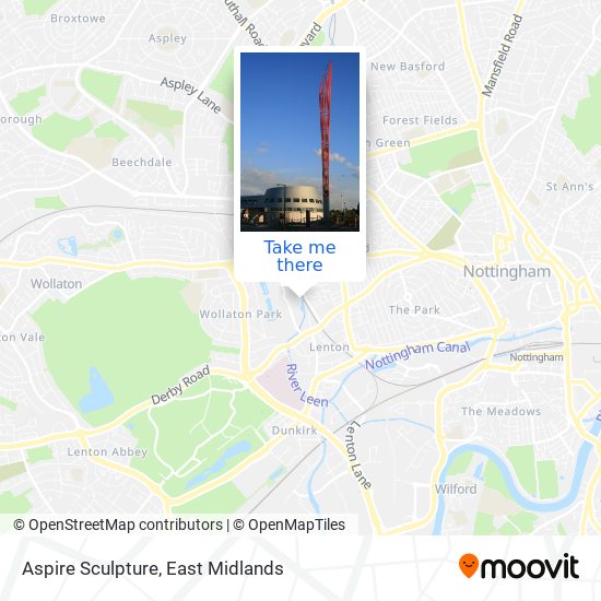 Aspire Sculpture map