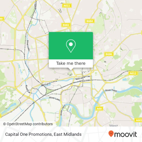 Capital One Promotions map