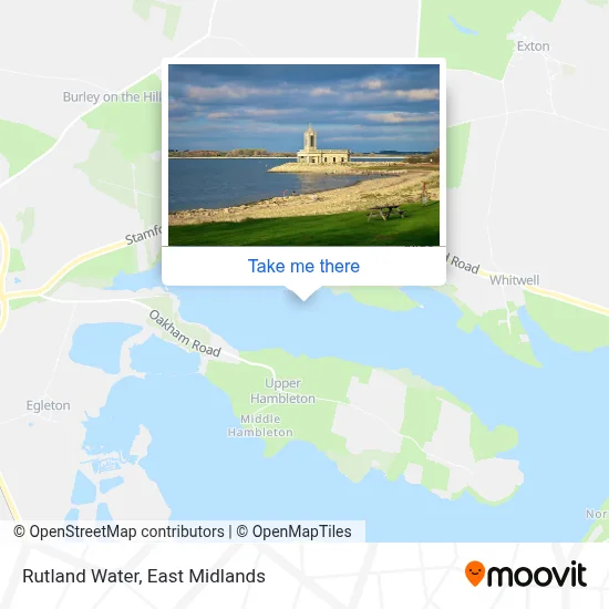 Rutland Water map