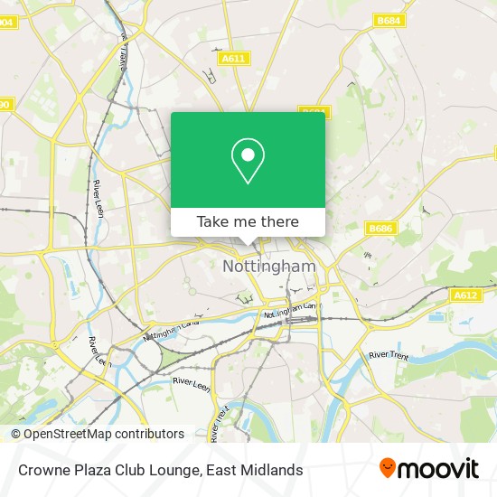 Crowne Plaza Club Lounge map