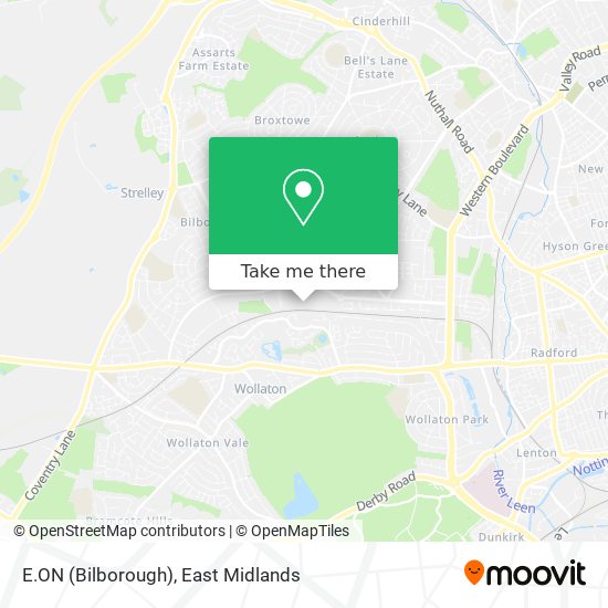 E.ON (Bilborough) map