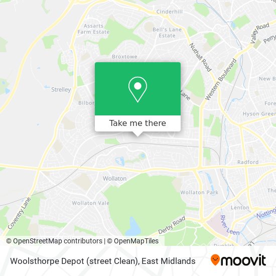 Woolsthorpe Depot (street Clean) map