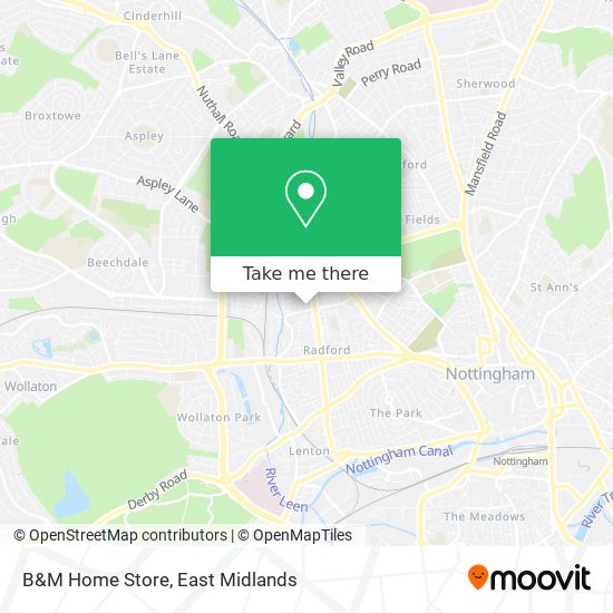 B&M Home Store map