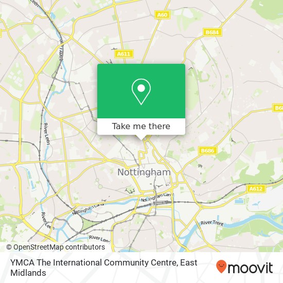 YMCA The International Community Centre map
