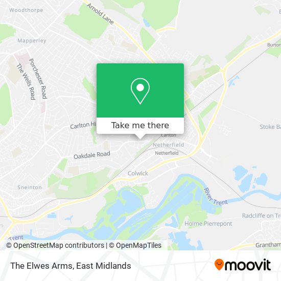 The Elwes Arms map