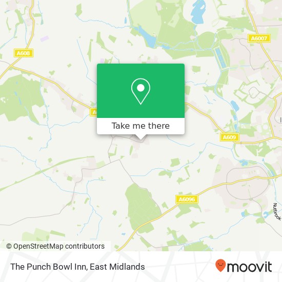 The Punch Bowl Inn map