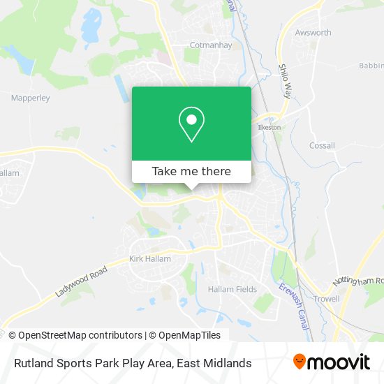 Rutland Sports Park Play Area map