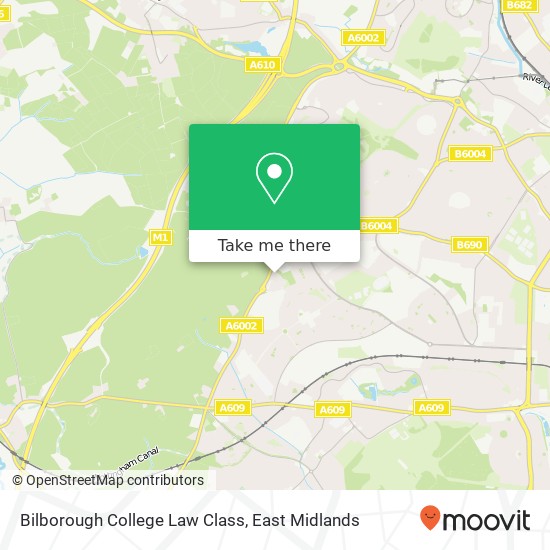Bilborough College Law Class map