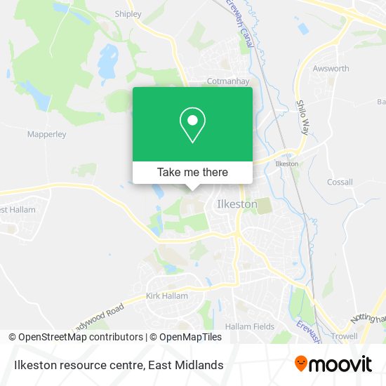 Ilkeston resource centre map